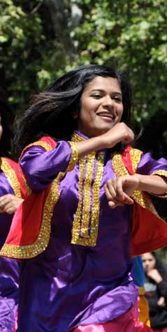 Indian traditional dancer