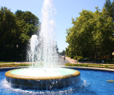 large beautiful fountain