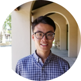 Young man with glasses